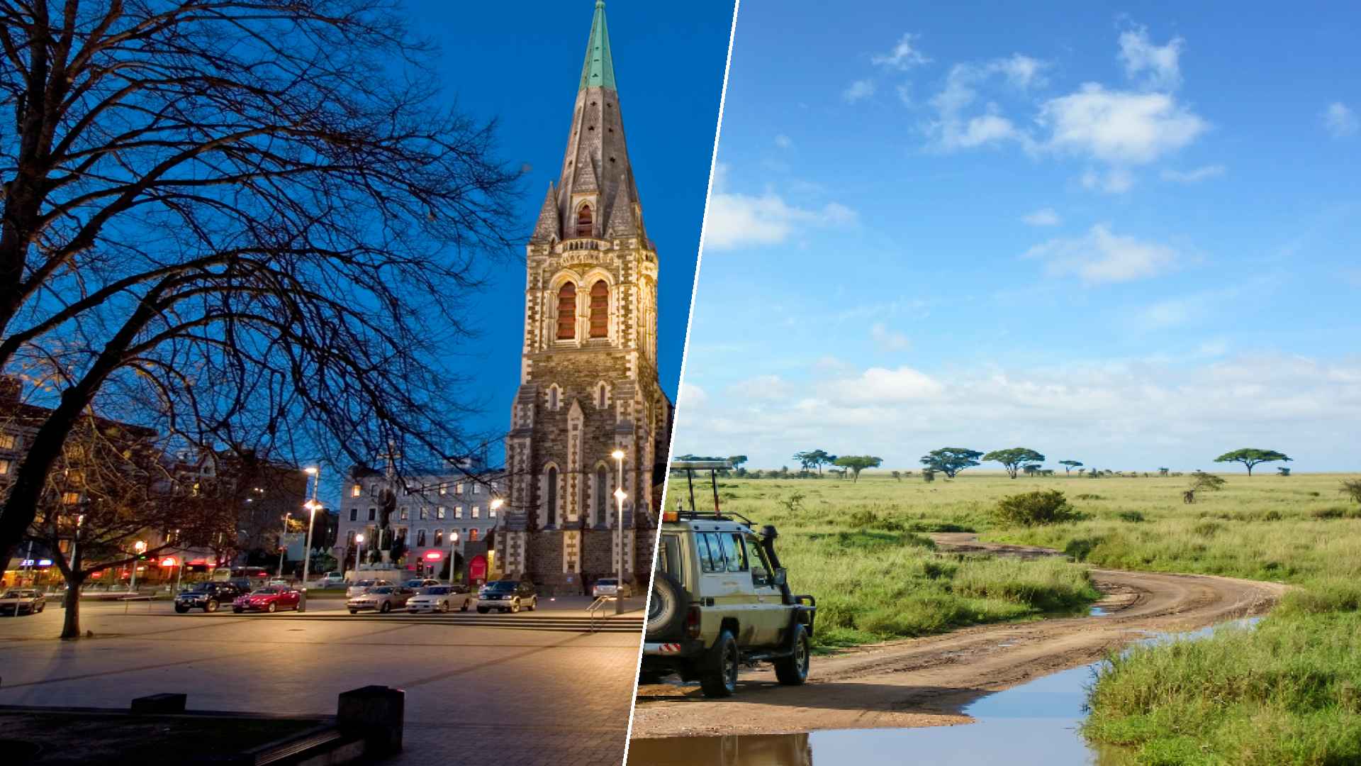 Christchurch to Serengeti