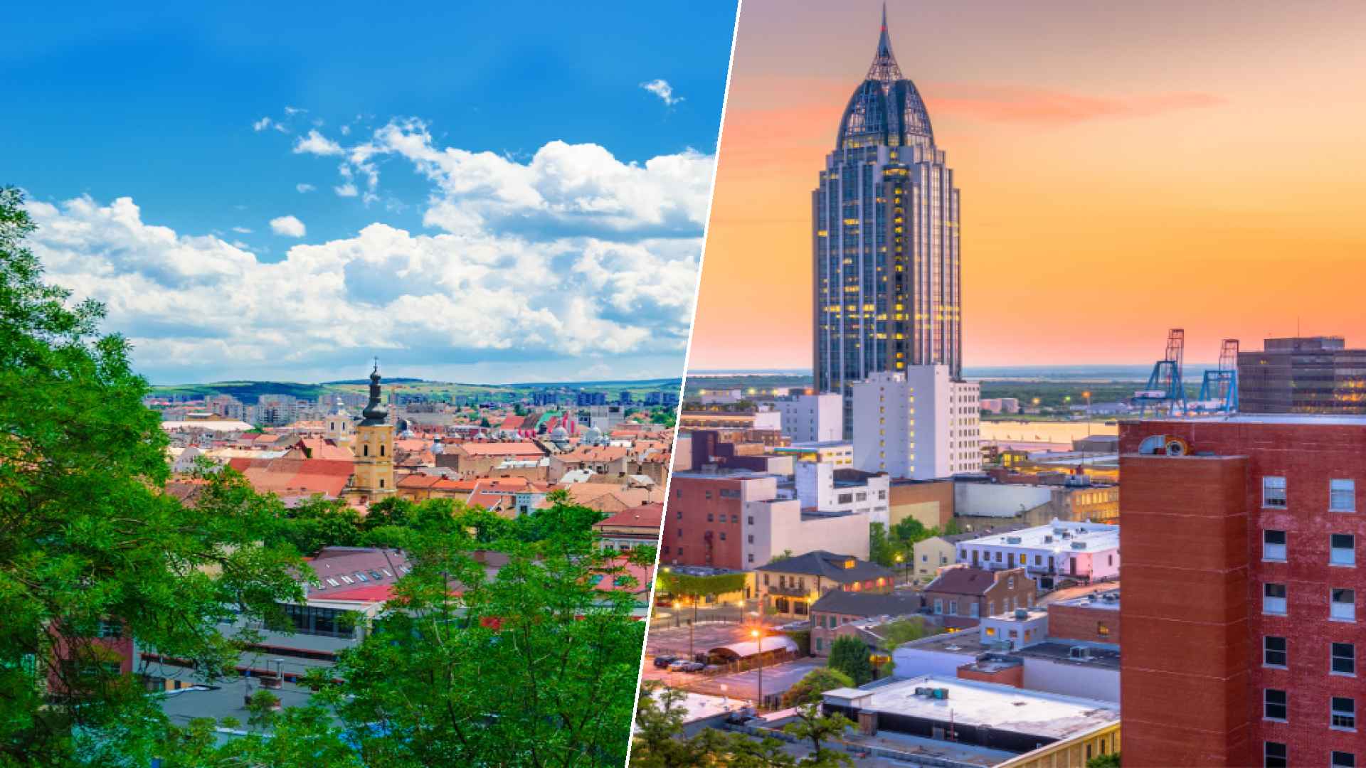 Cluj-Napoca to Mobile