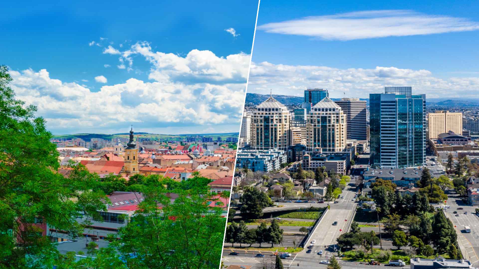 Cluj-Napoca to Oakland