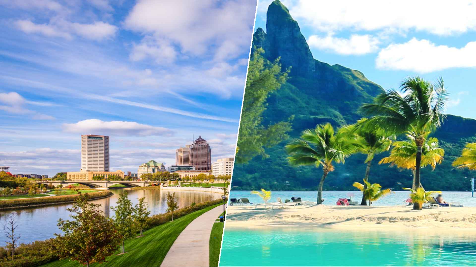 Columbus to Bora Bora