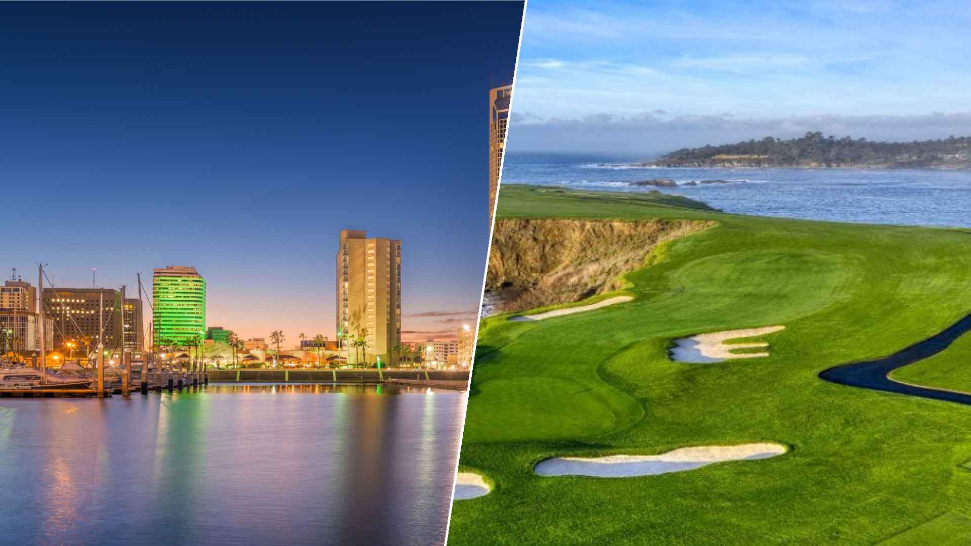 Corpus Christi to Pebble Beach Golf Links