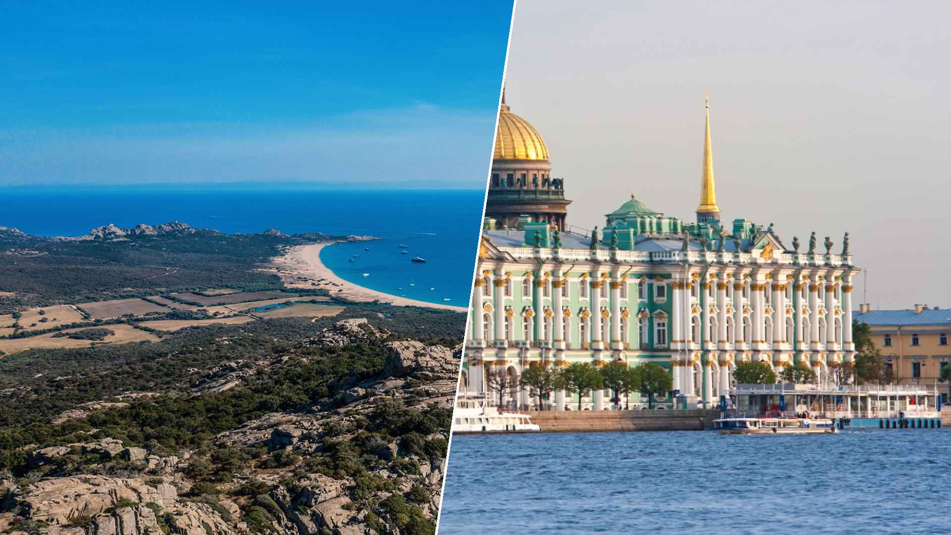 Corsica to Saint Petersburg