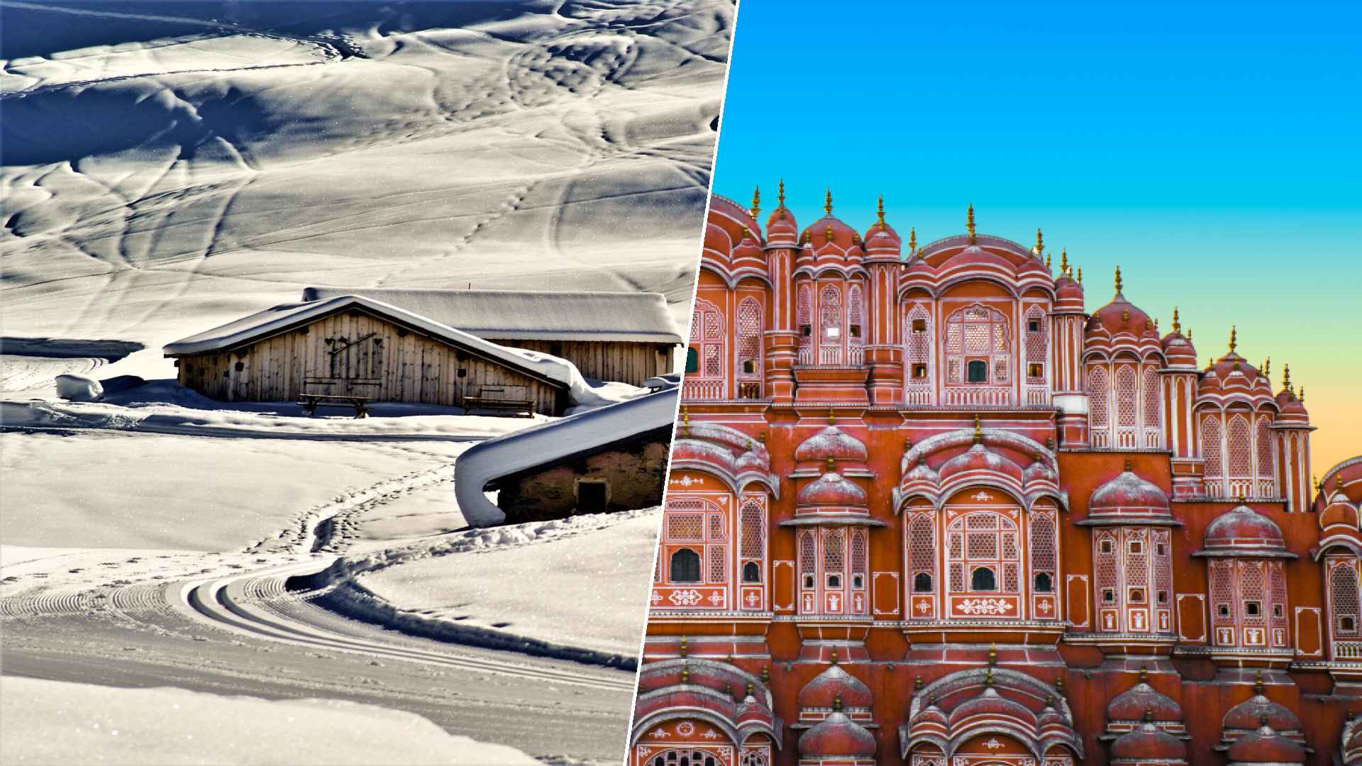 Courchevel to Jaipur