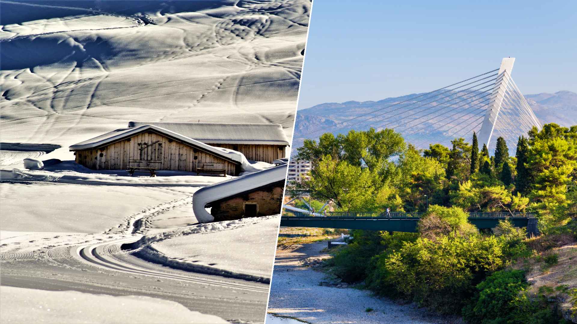 Courchevel to Podgorica