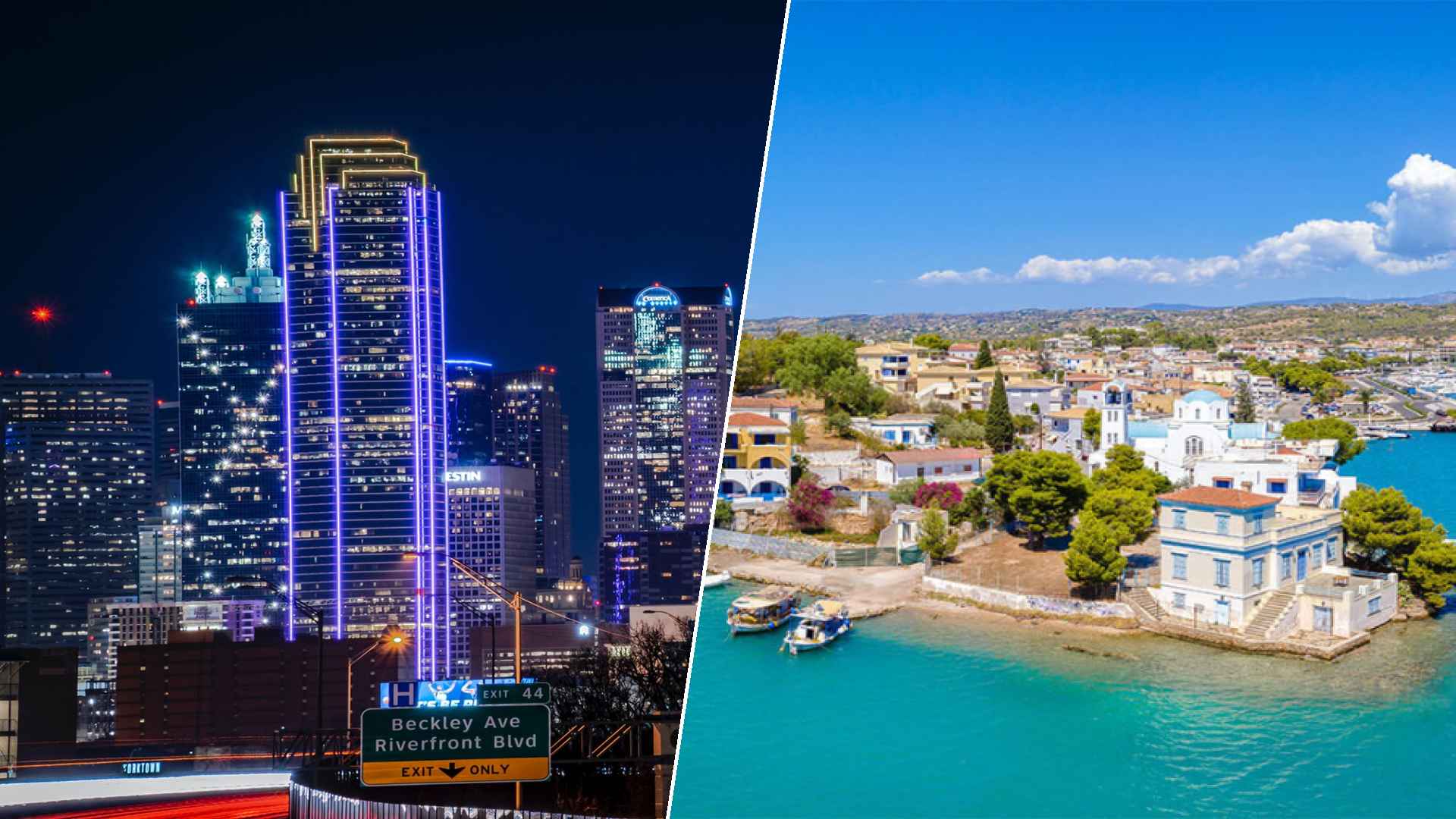 Dallas to Porto Heli