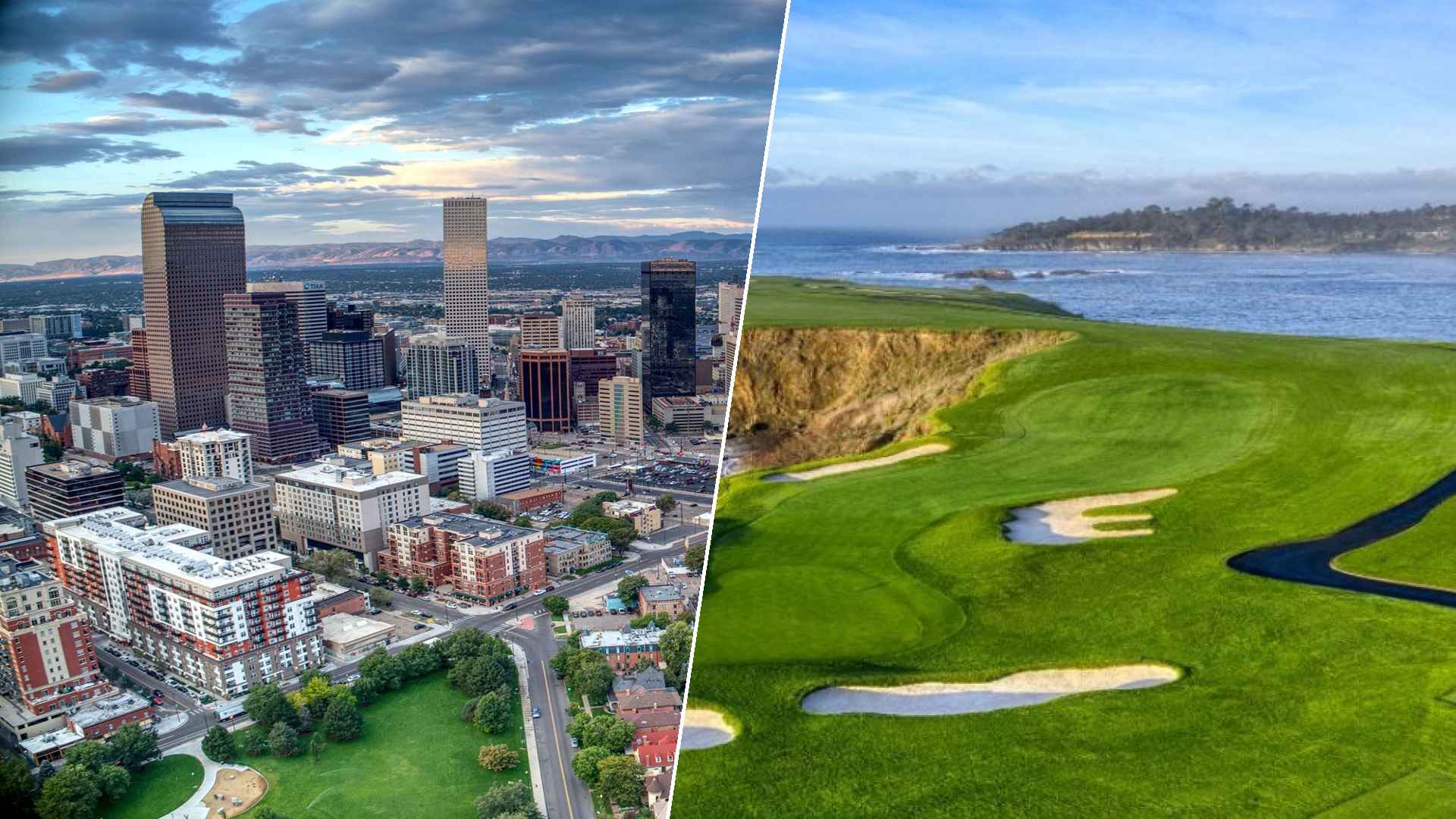 Denver to Pebble Beach Golf Links