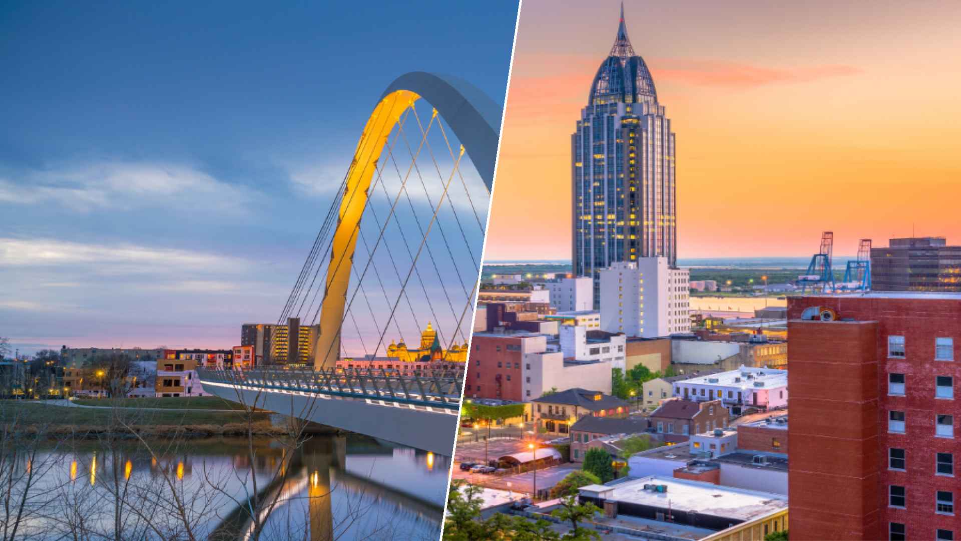 Des Moines to Mobile