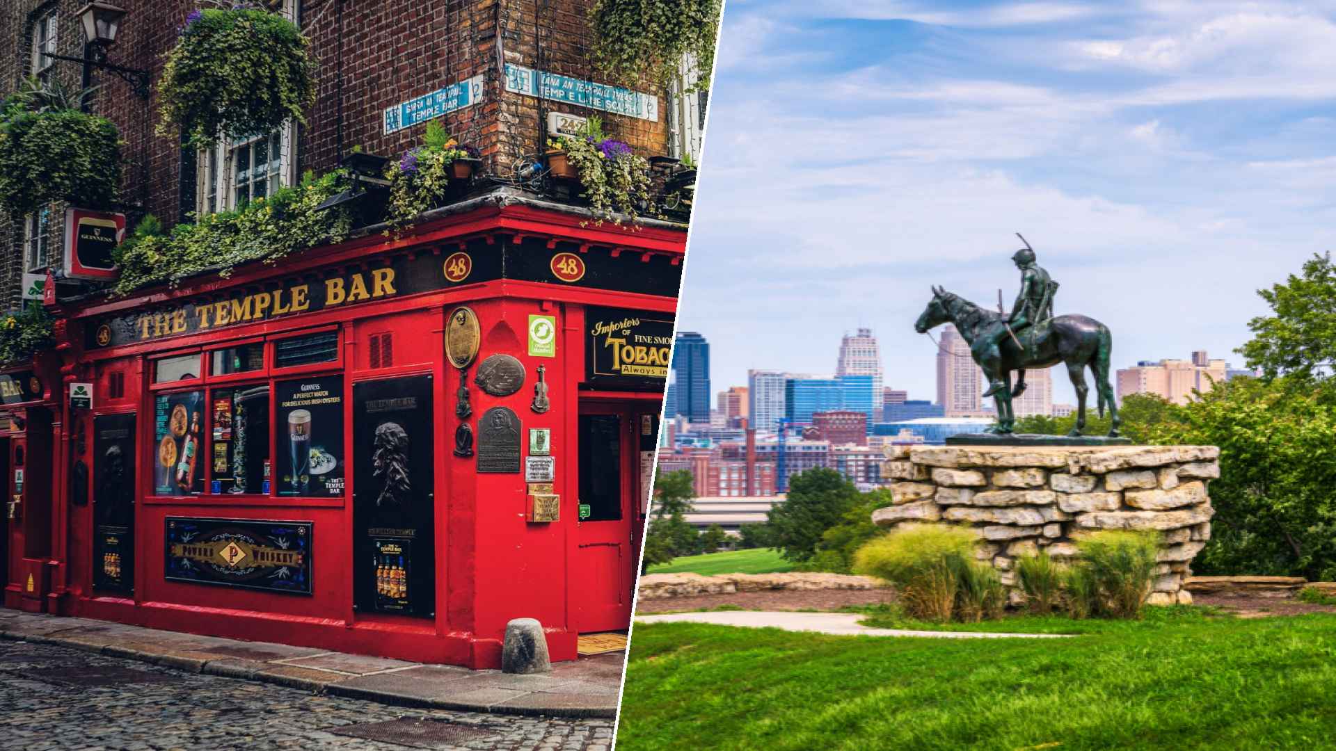 Dublin to Kansas City