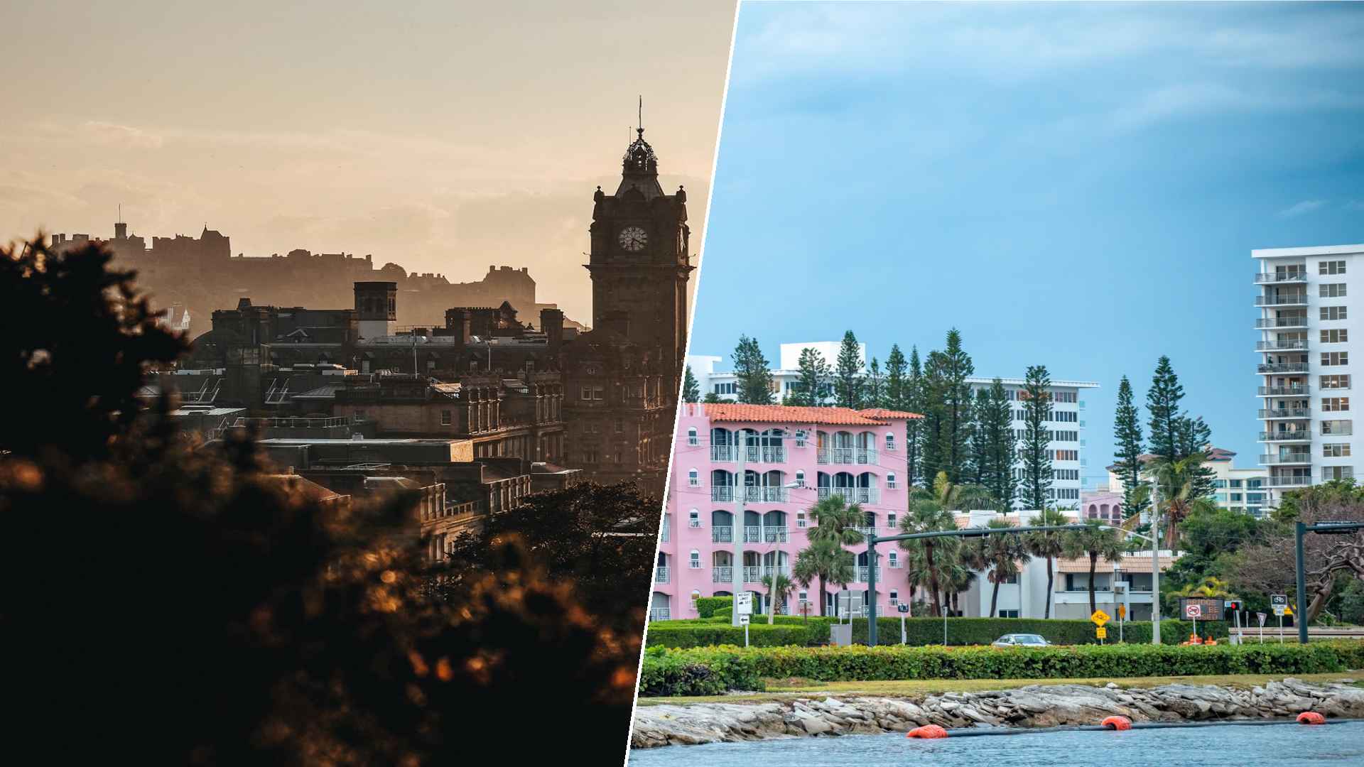 Edinburgh to Boca Raton