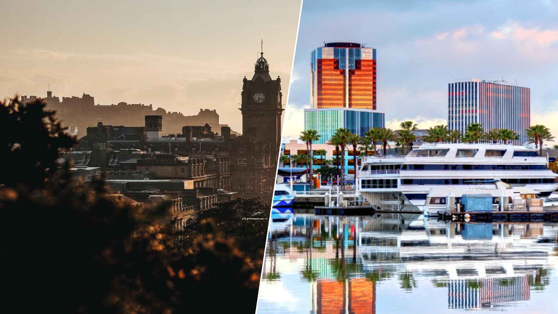 Edinburgh to Long Beach