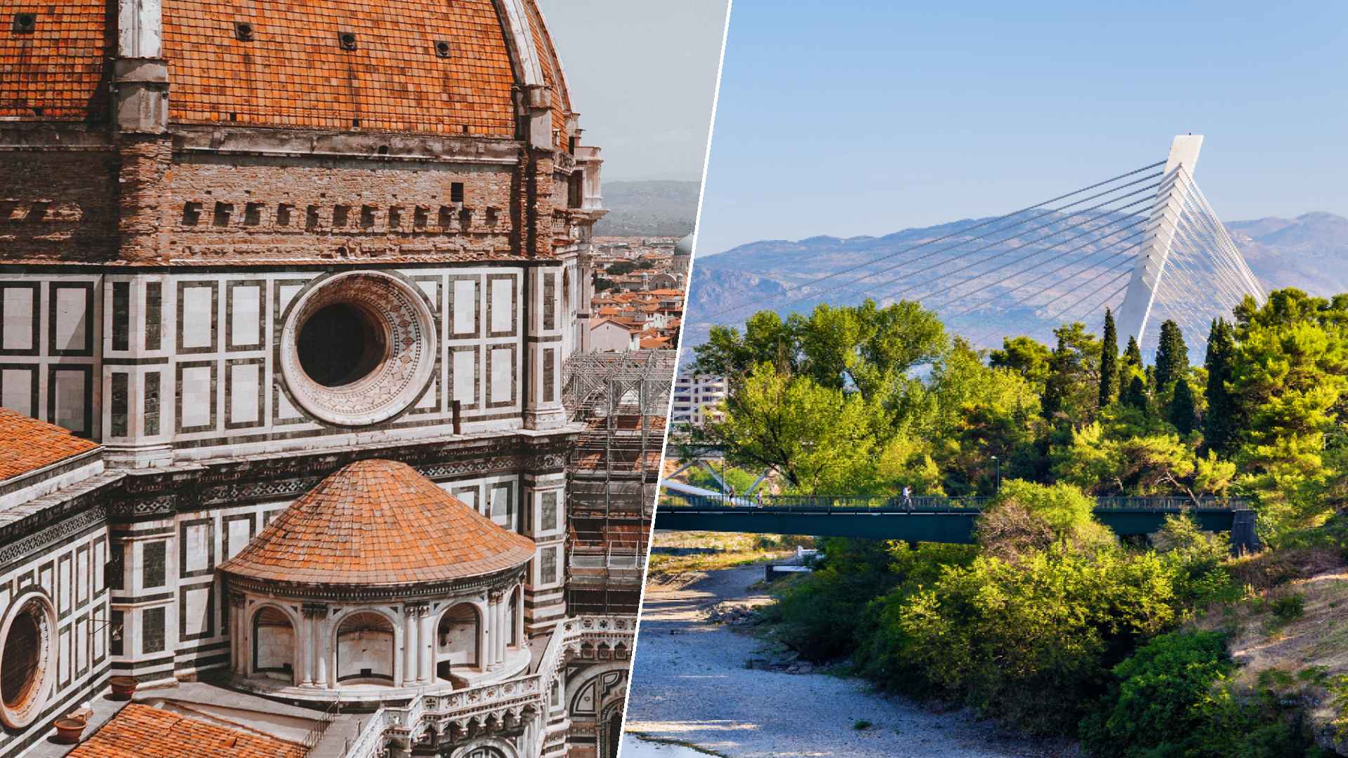 Florence to Podgorica