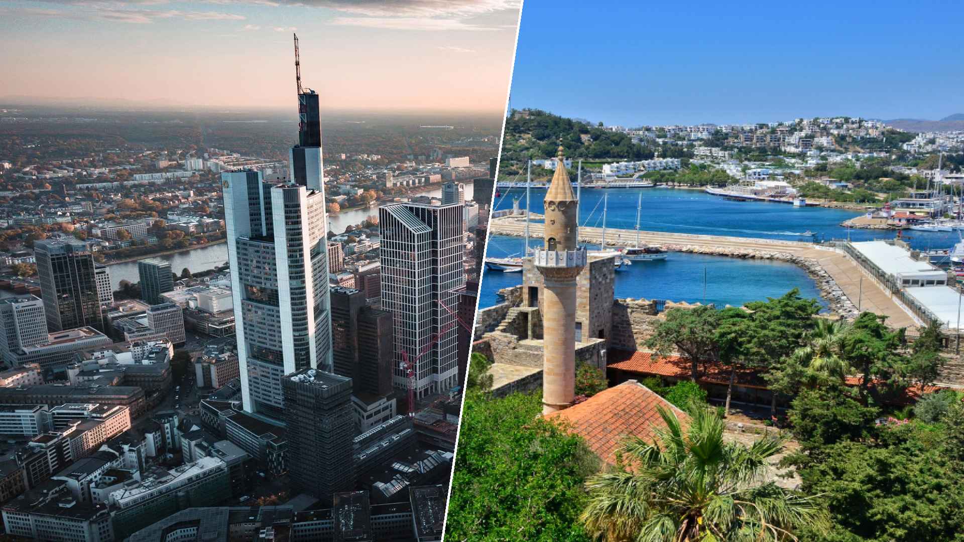 Frankfurt to Bodrum