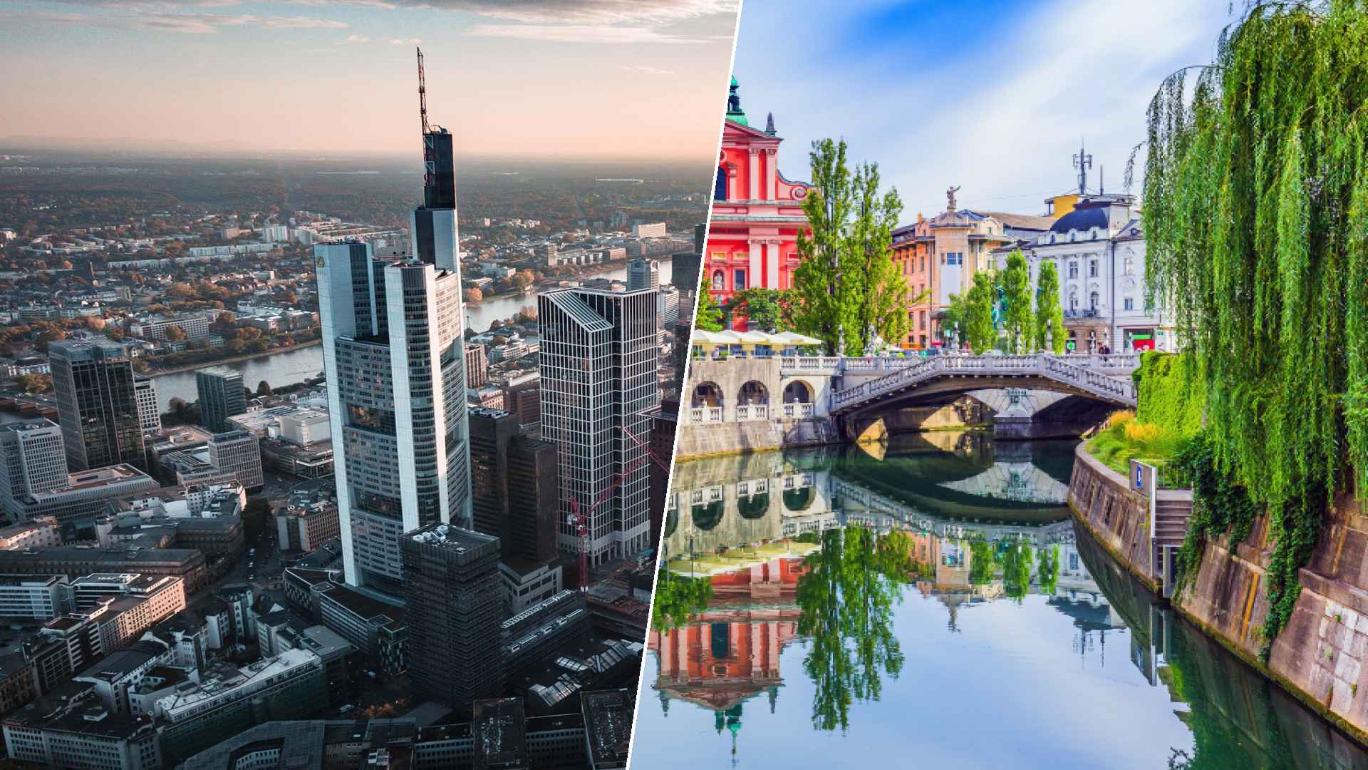 Frankfurt to Ljubljana