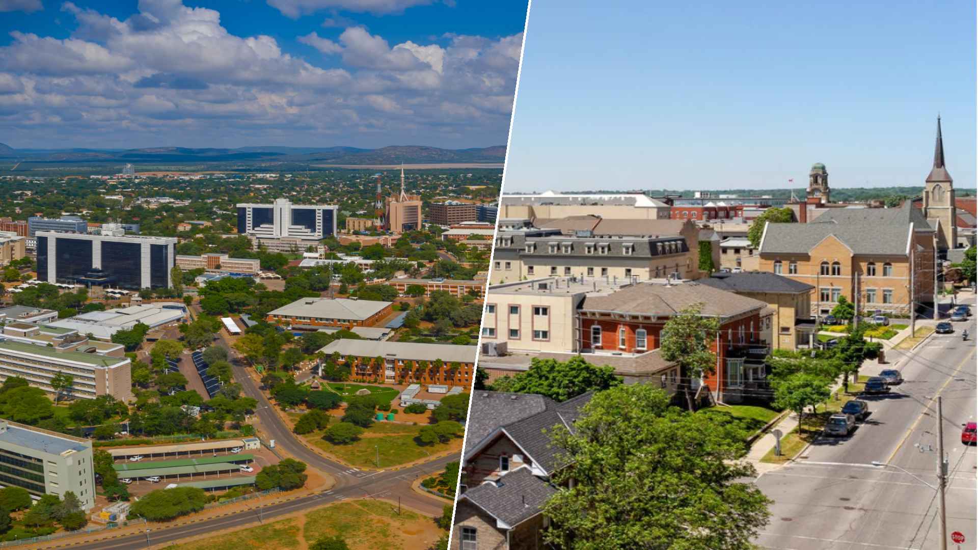 Gaborone to Brantford