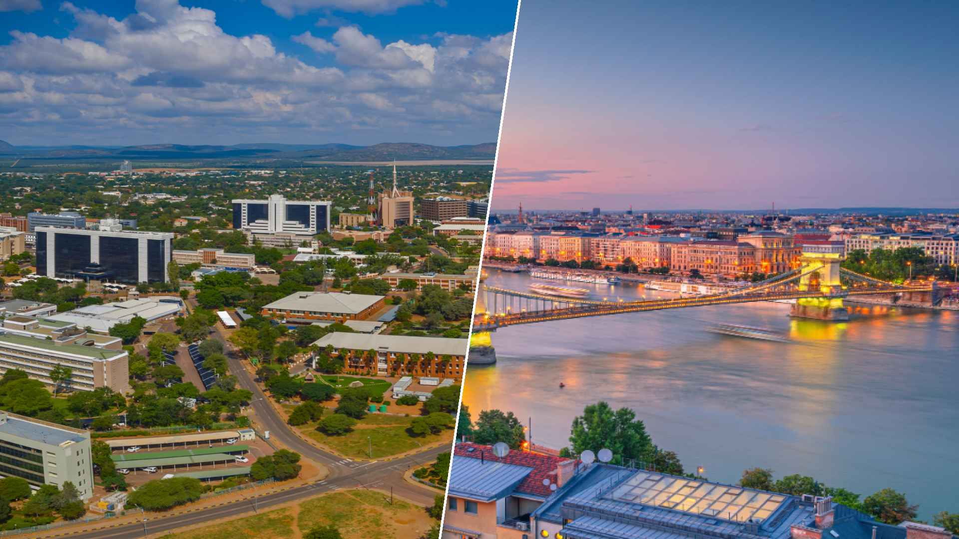 Gaborone to Budapest