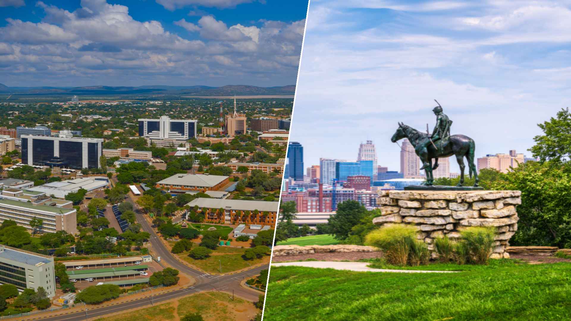 Gaborone to Kansas City