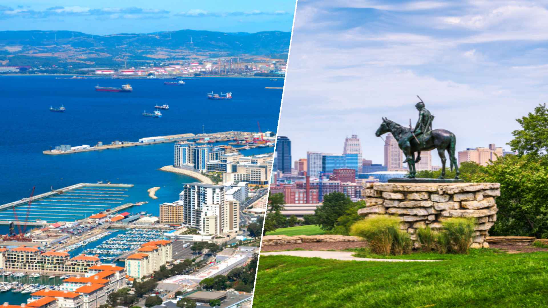 Gibraltar to Kansas City