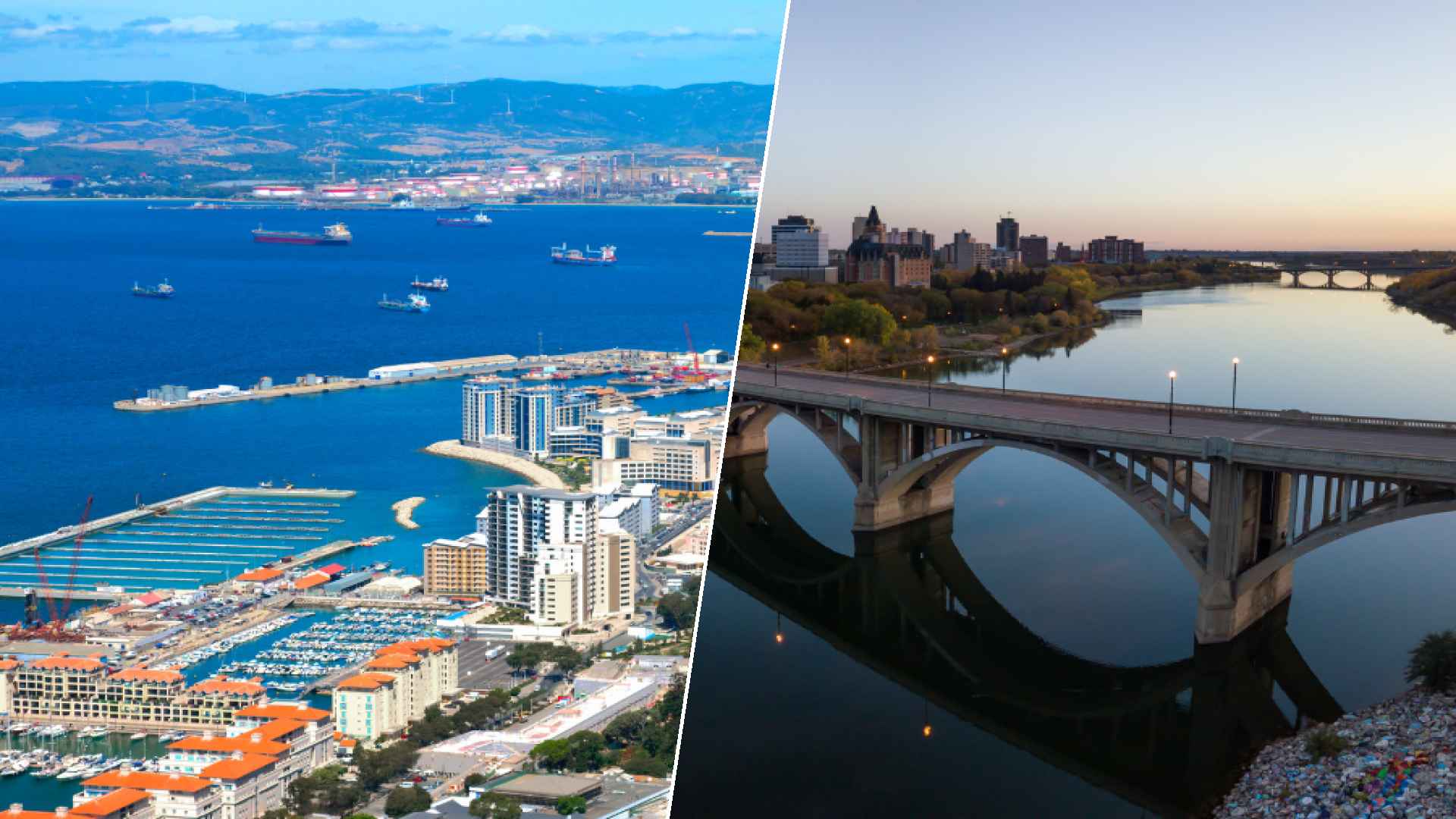 Gibraltar to Saskatoon