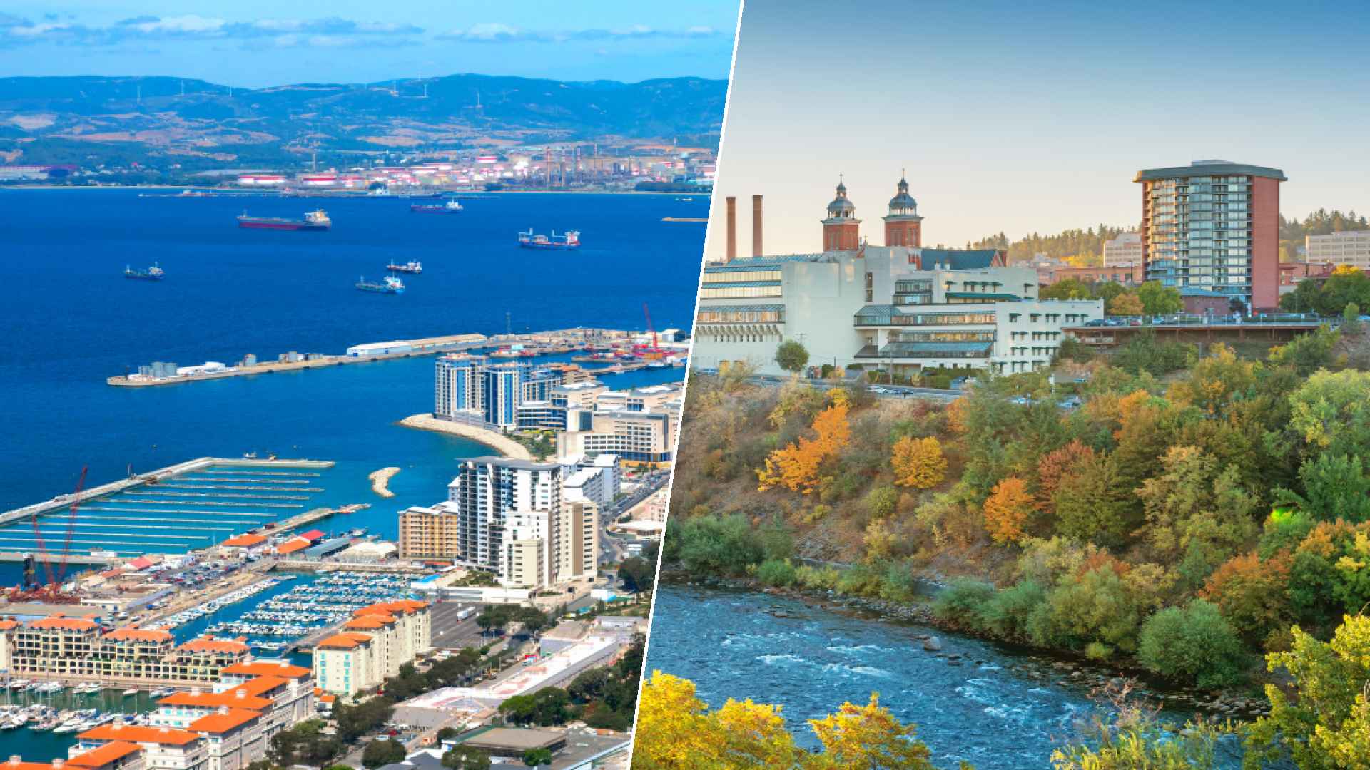 Gibraltar to Spokane