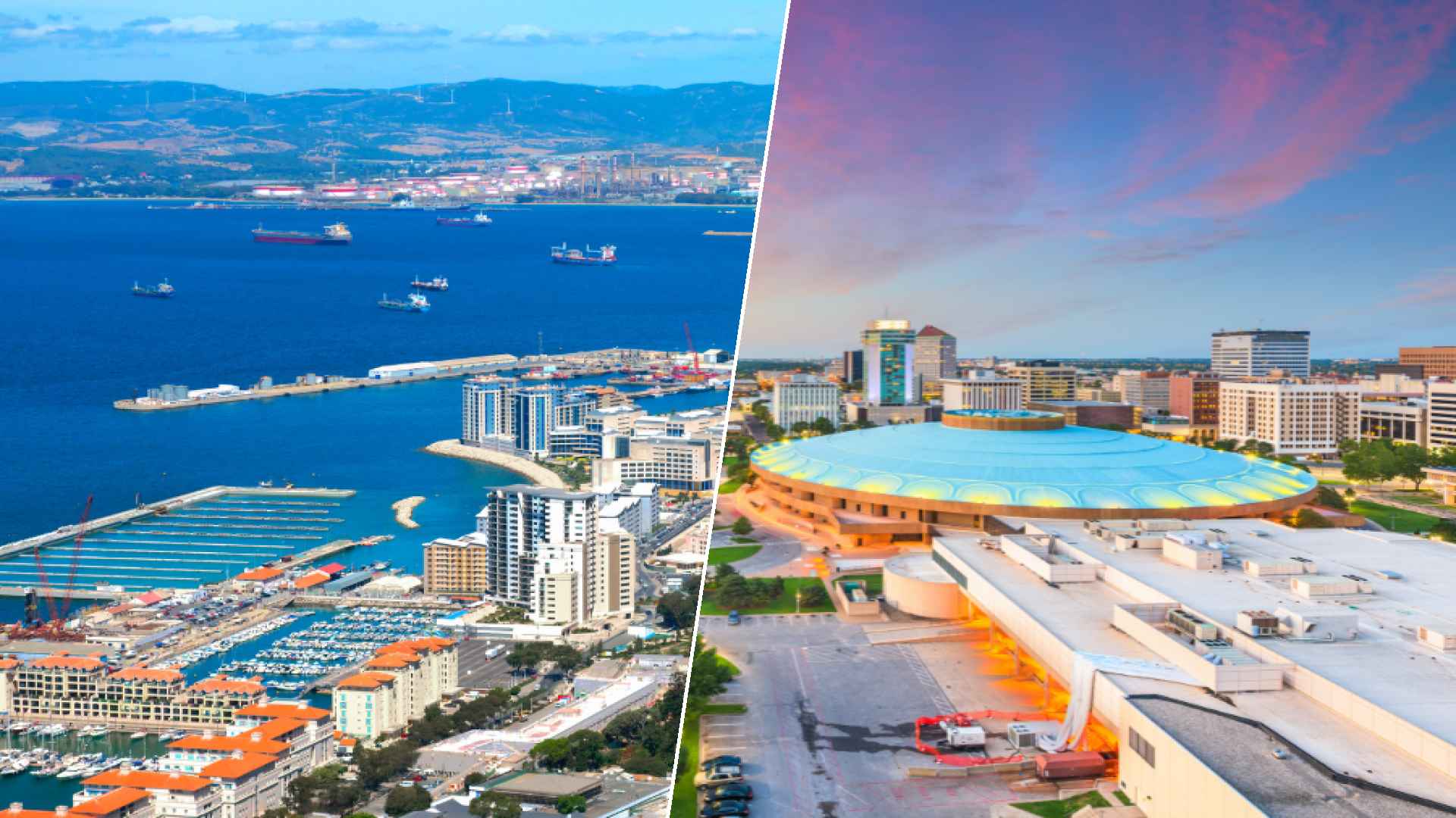 Gibraltar to Wichita