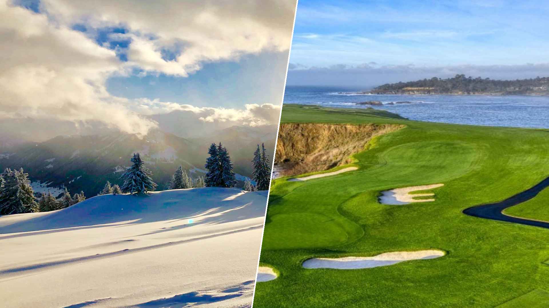 Gstaad to Pebble Beach Golf Links