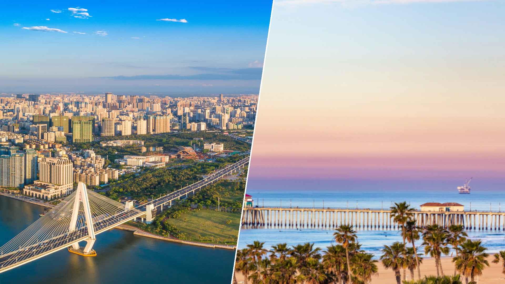 Haikou to Huntington Beach