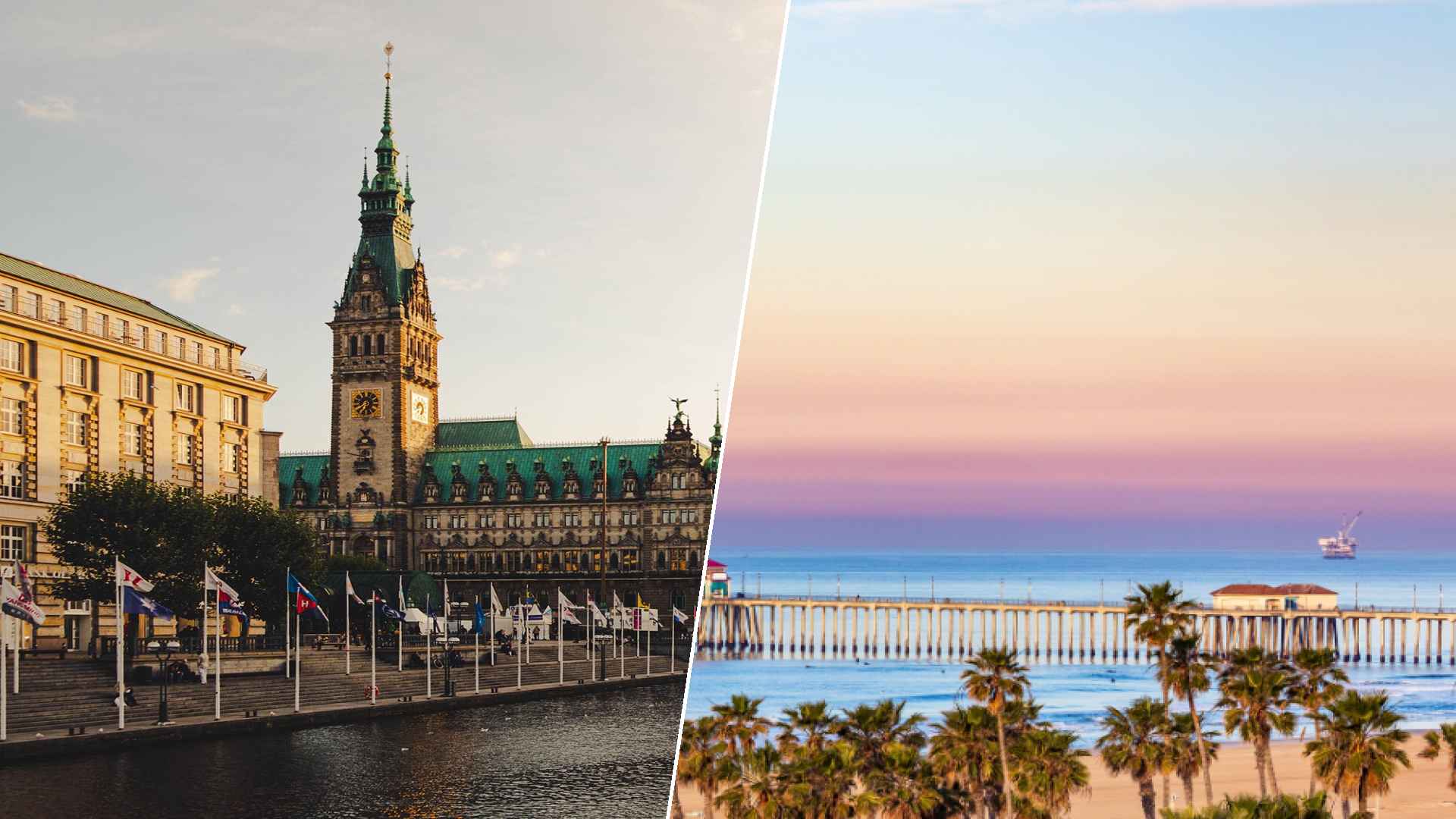 Hamburg to Huntington Beach