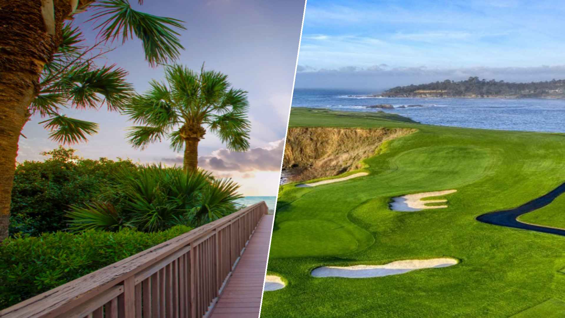 Hilton Head Island to Pebble Beach Golf Links