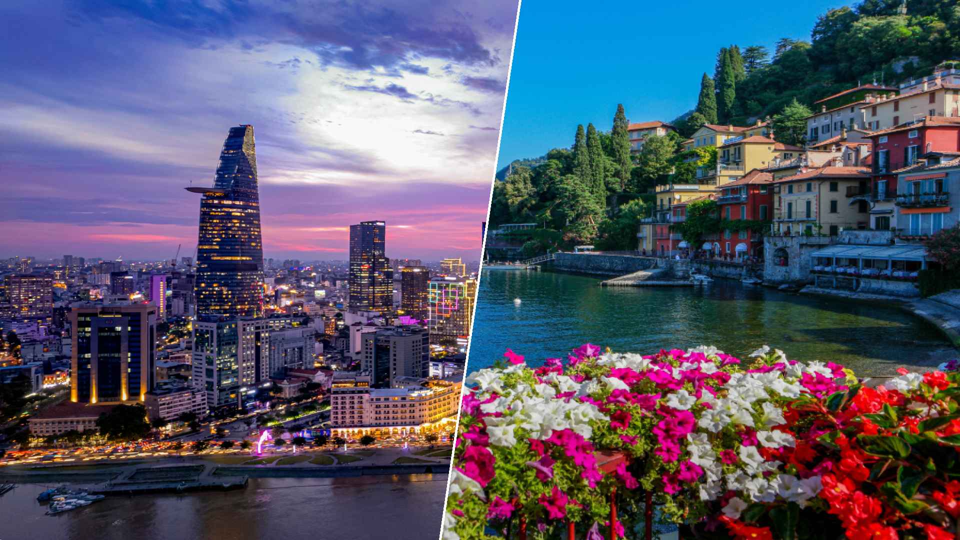 Ho Chi Minh City to Lake Como