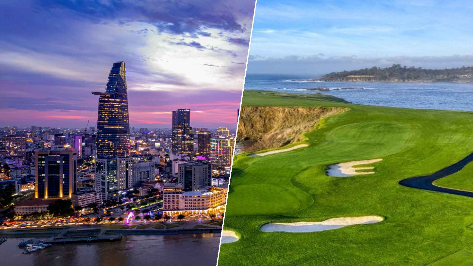 Ho Chi Minh City to Pebble Beach Golf Links