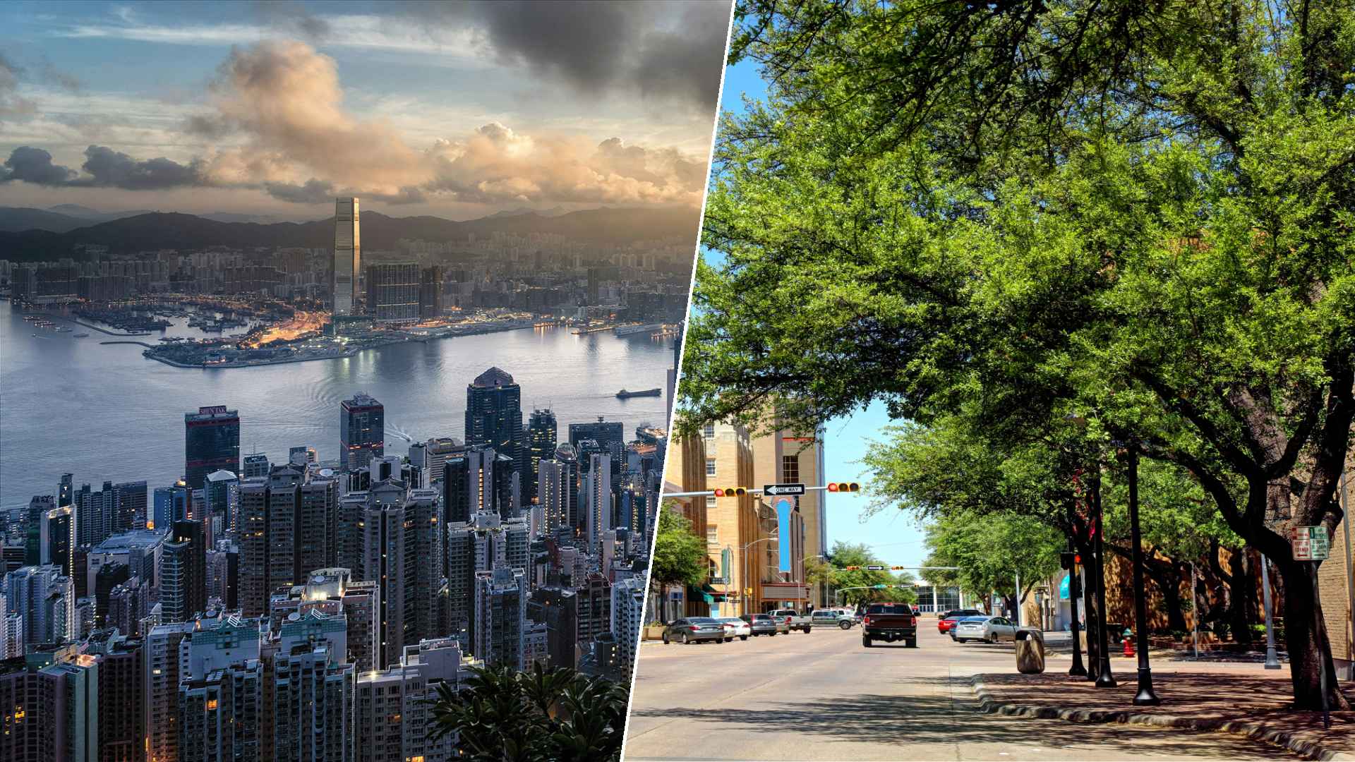 Hong Kong to Abilene