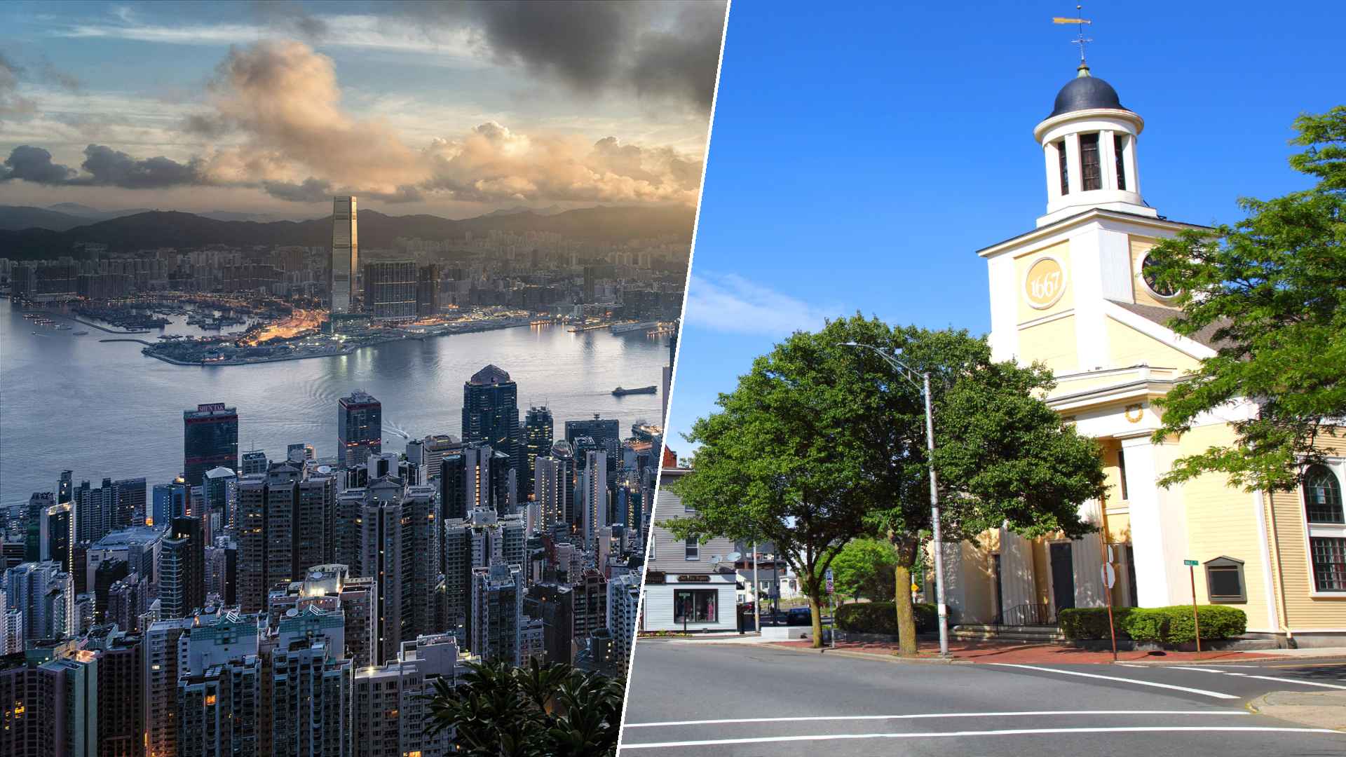 Hong Kong to Beverly