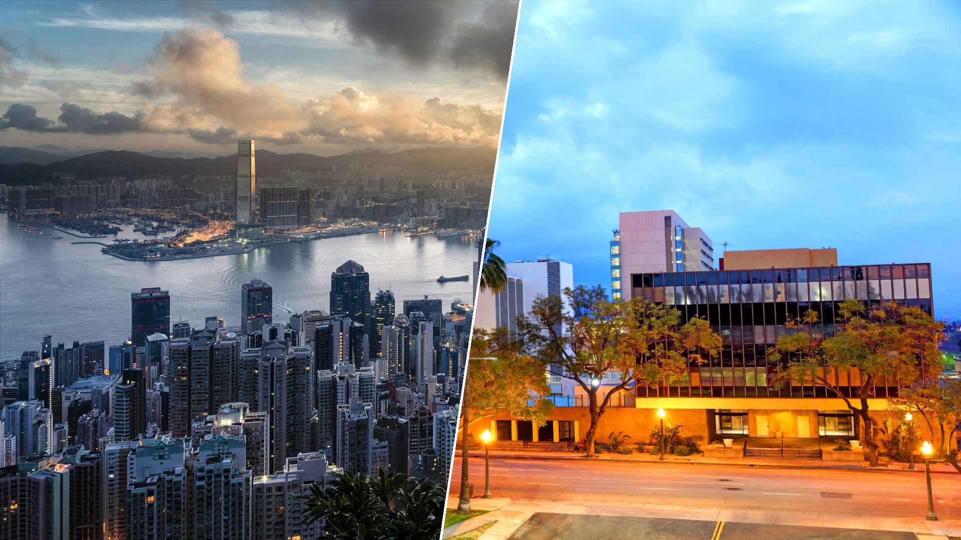 Hong Kong to San Bernardino