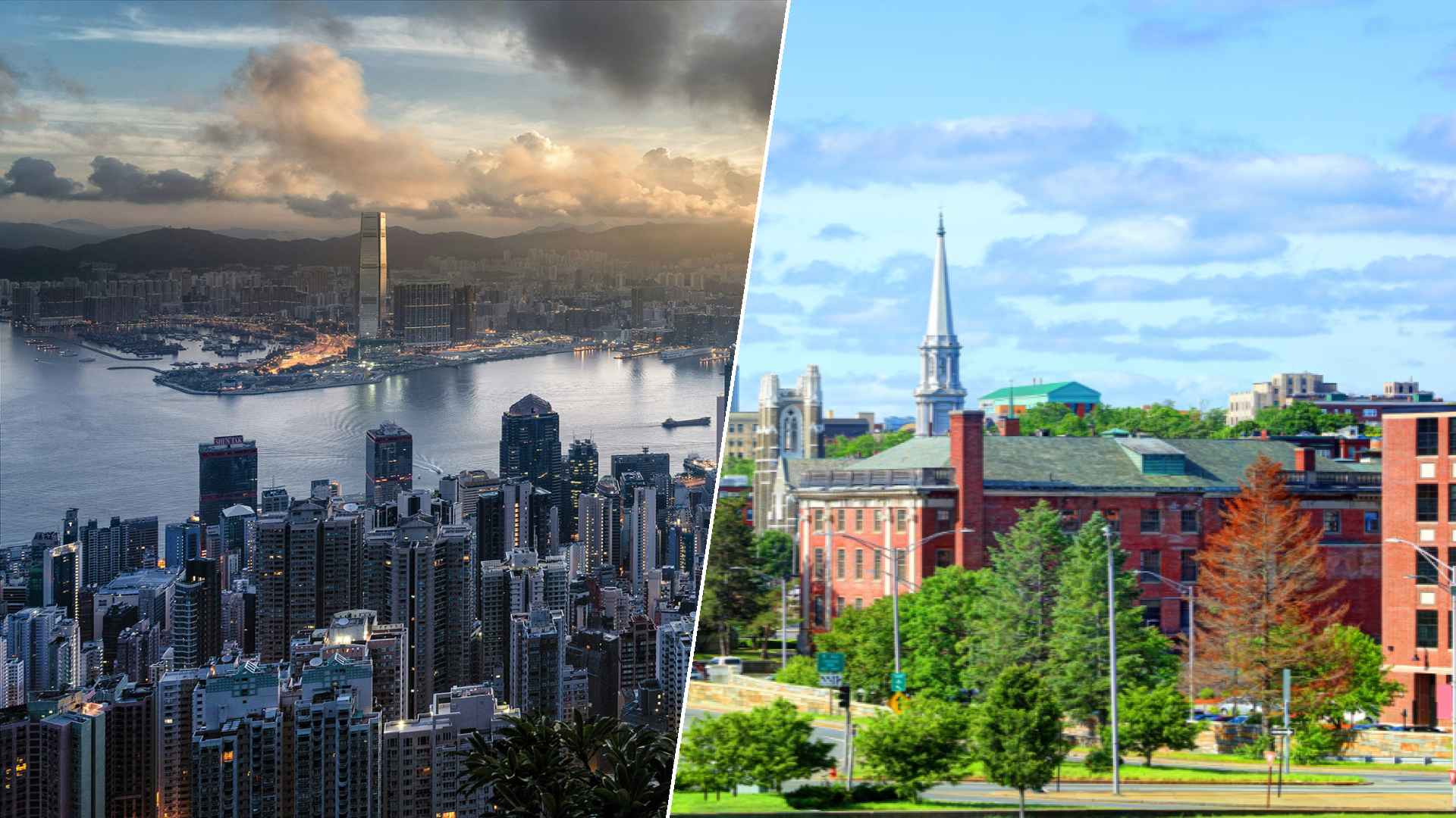 Hong Kong to Worcester