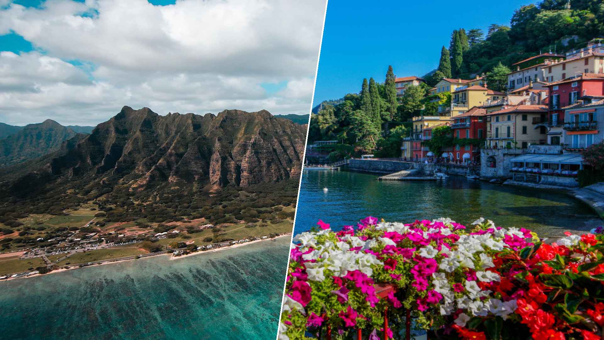 Honolulu to Lake Como