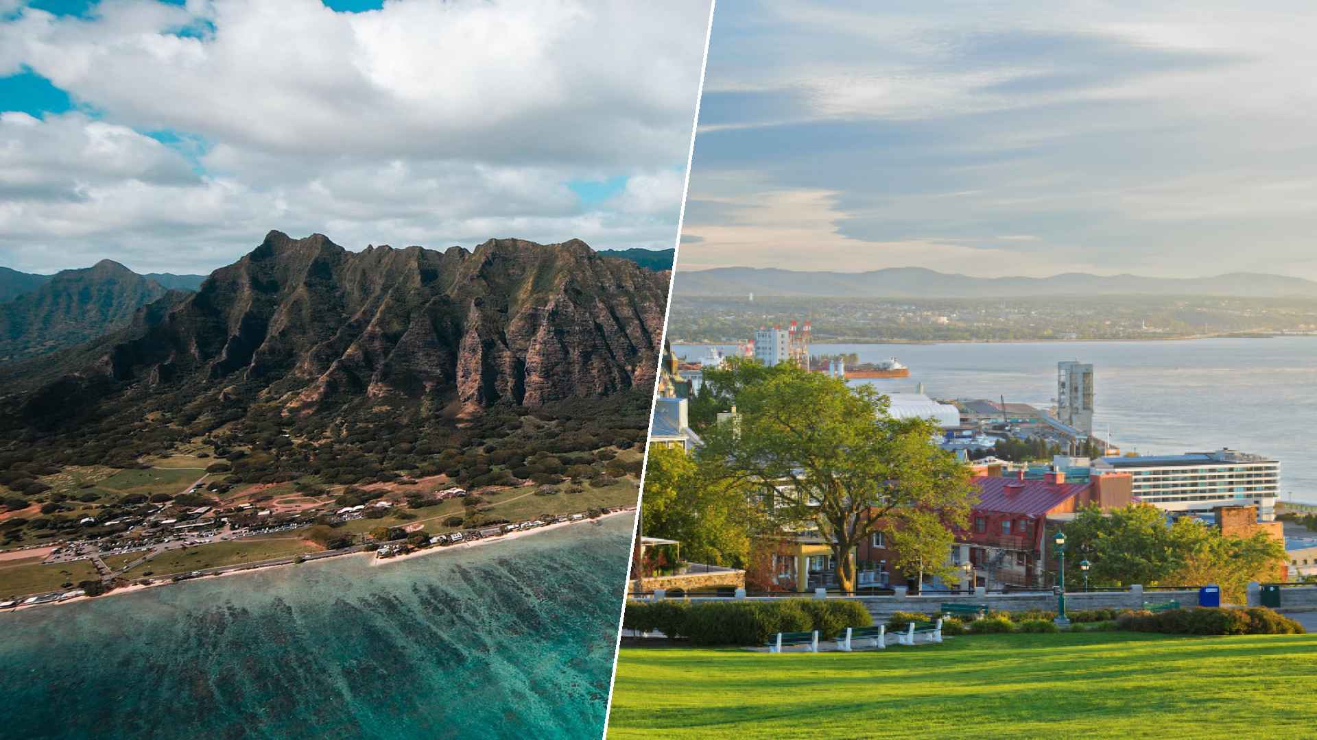 Honolulu to Quebec city