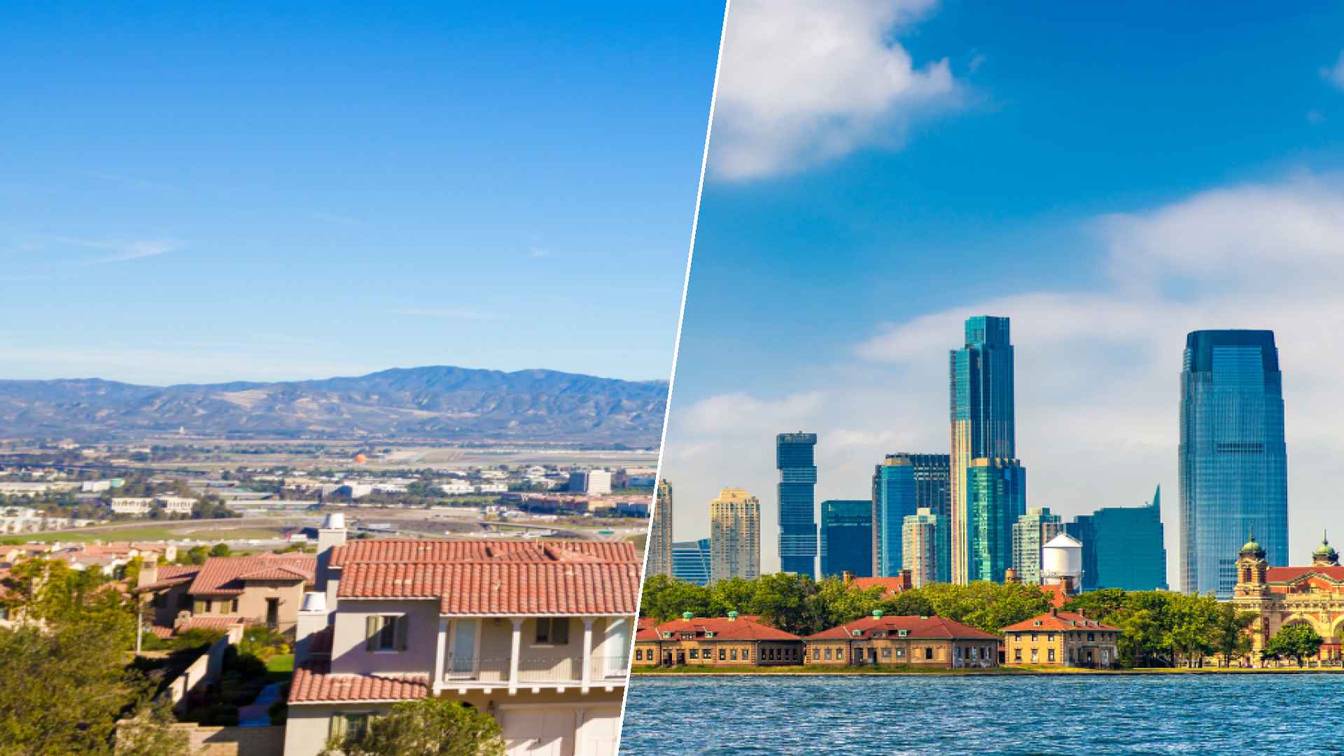 Irvine to Jersey City