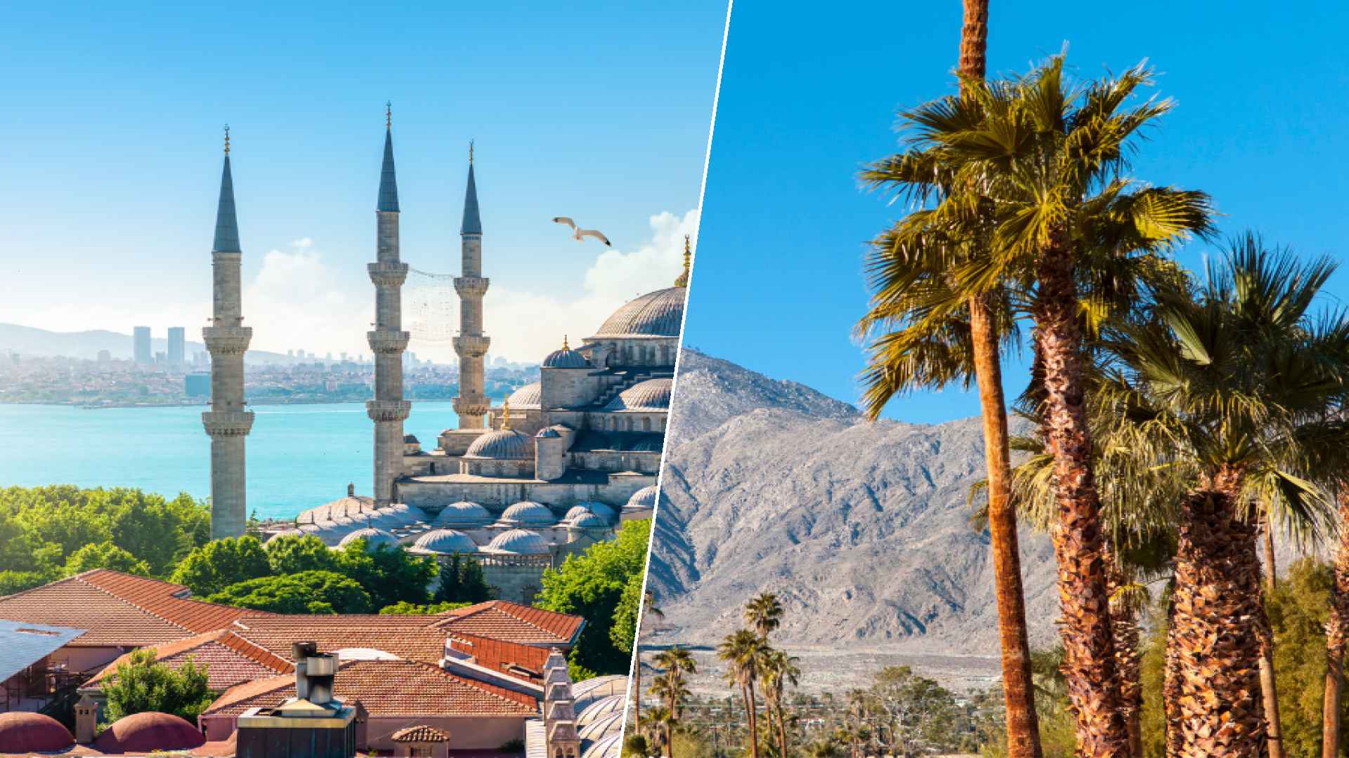 Istanbul to Palm Springs