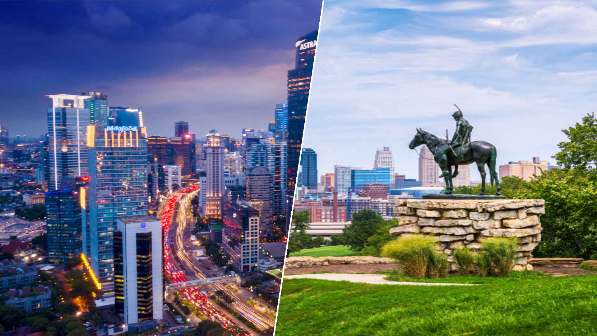 Jakarta to Kansas City