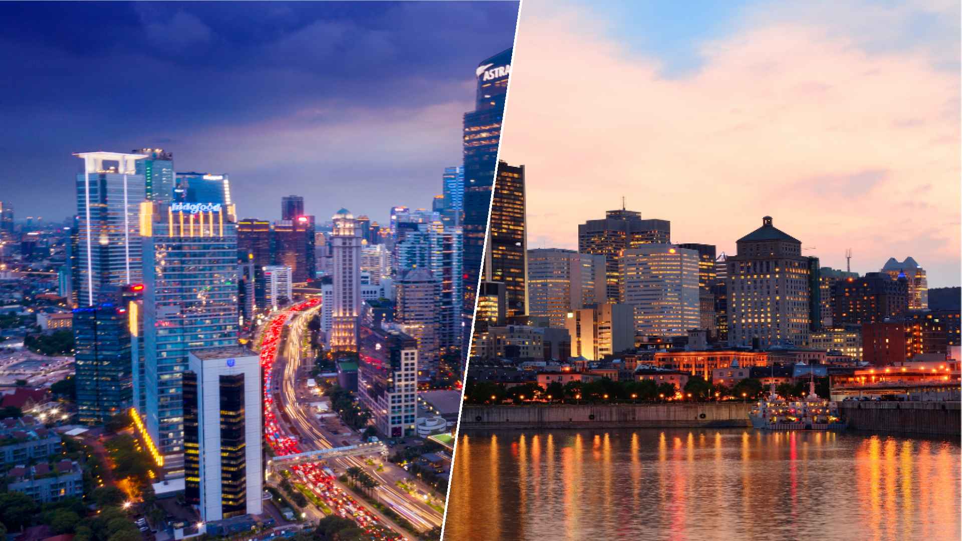 Jakarta to Montréal