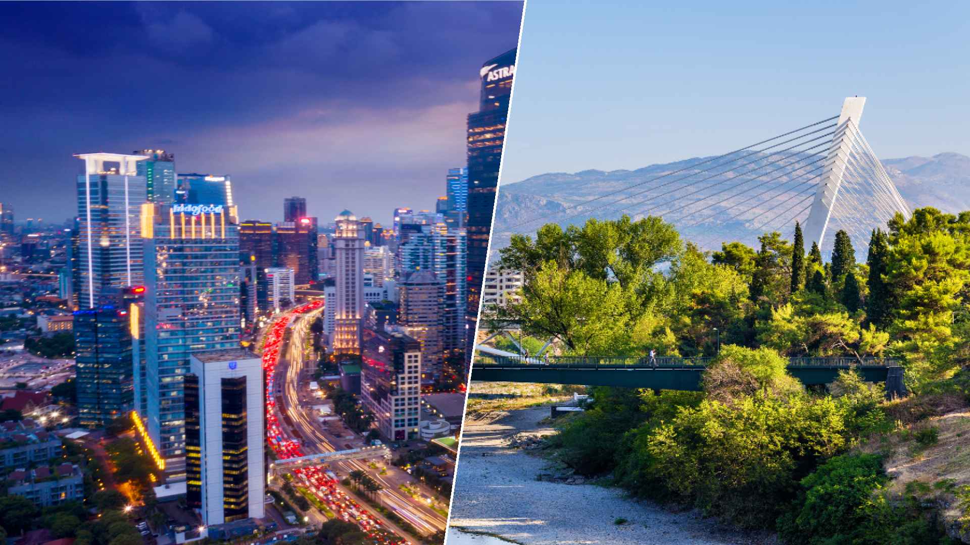 Jakarta to Podgorica