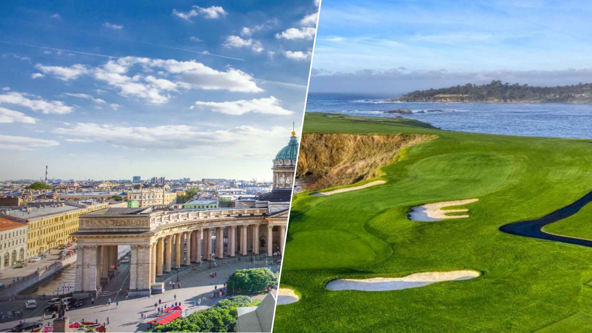 Kazan to Pebble Beach Golf Links