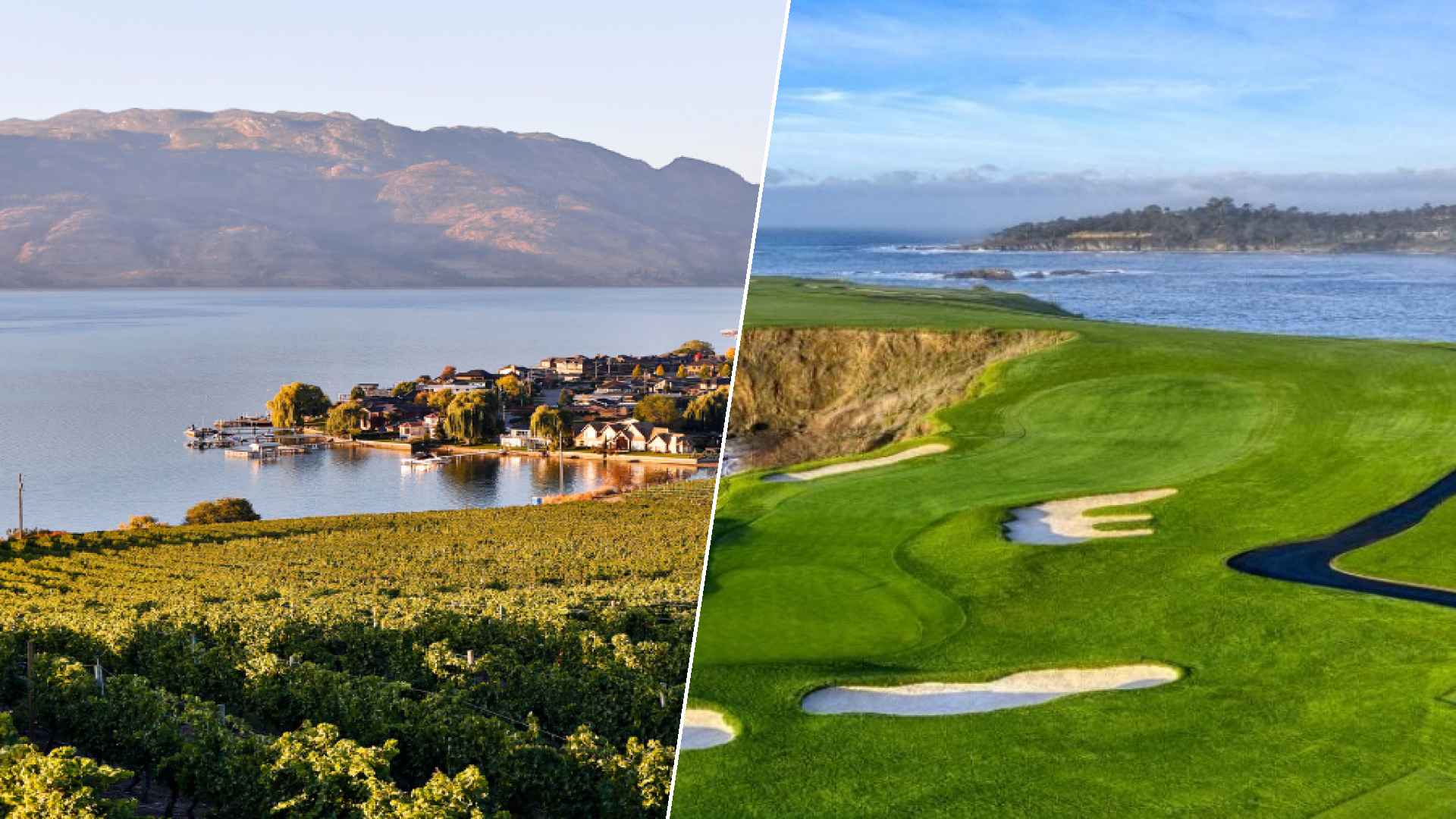 Kelowna to Pebble Beach Golf Links