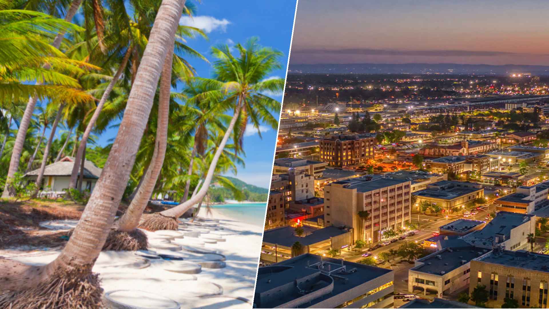 Koh Samui to Bakersfield