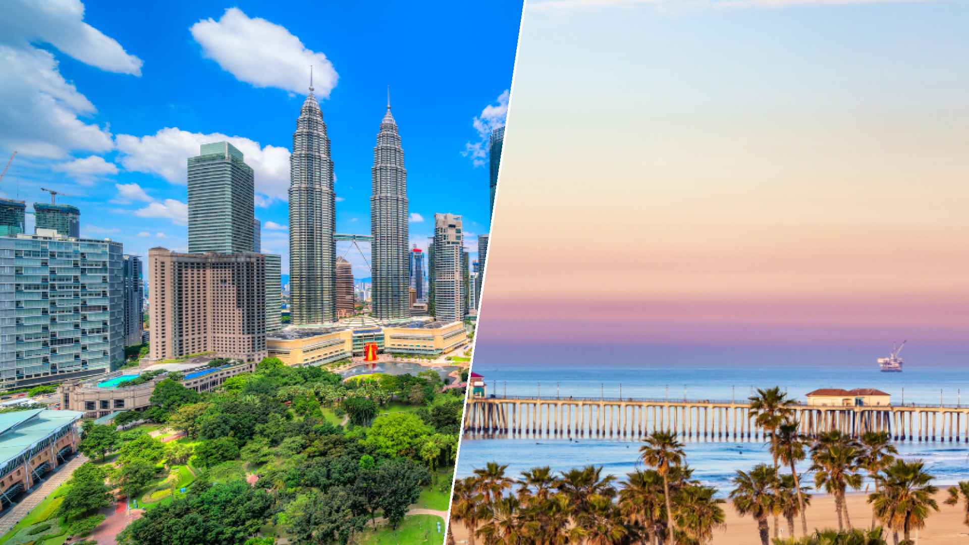 Kuala Lumpur to Huntington Beach