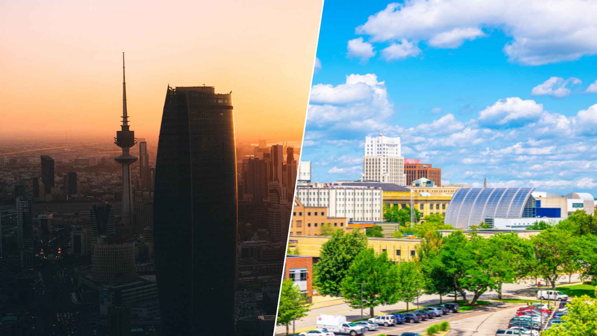 Kuwait City to Akron