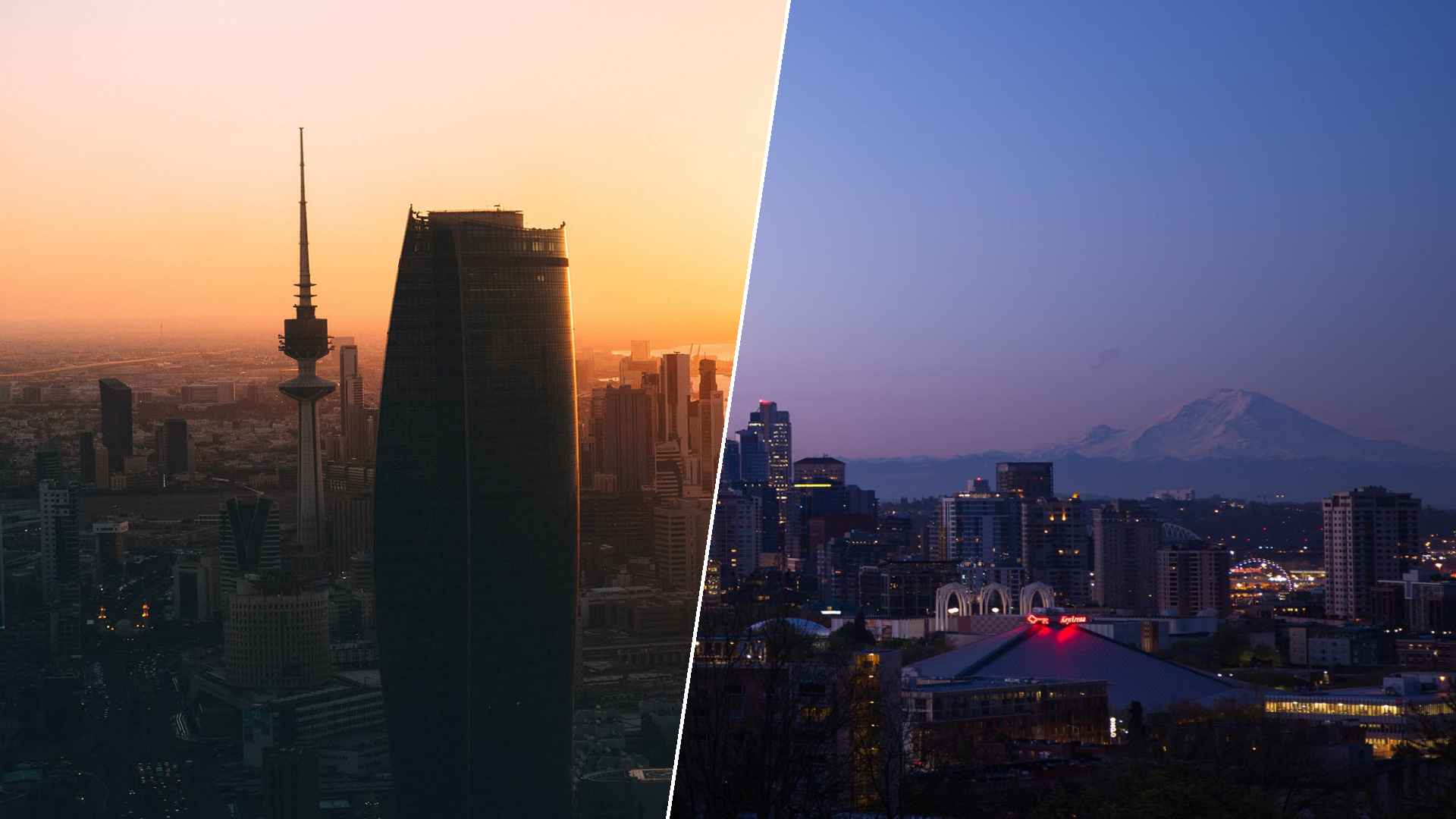 Kuwait City to Seattle