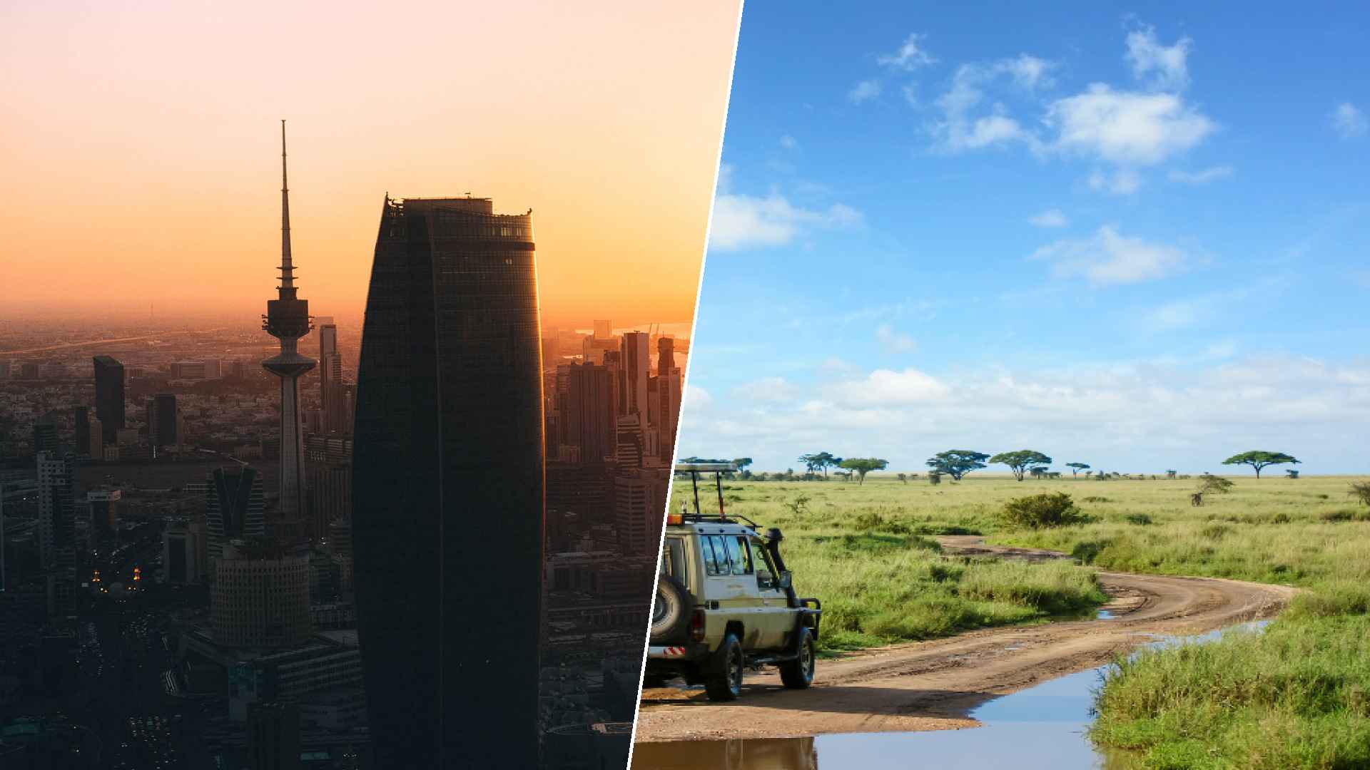 Kuwait City to Serengeti