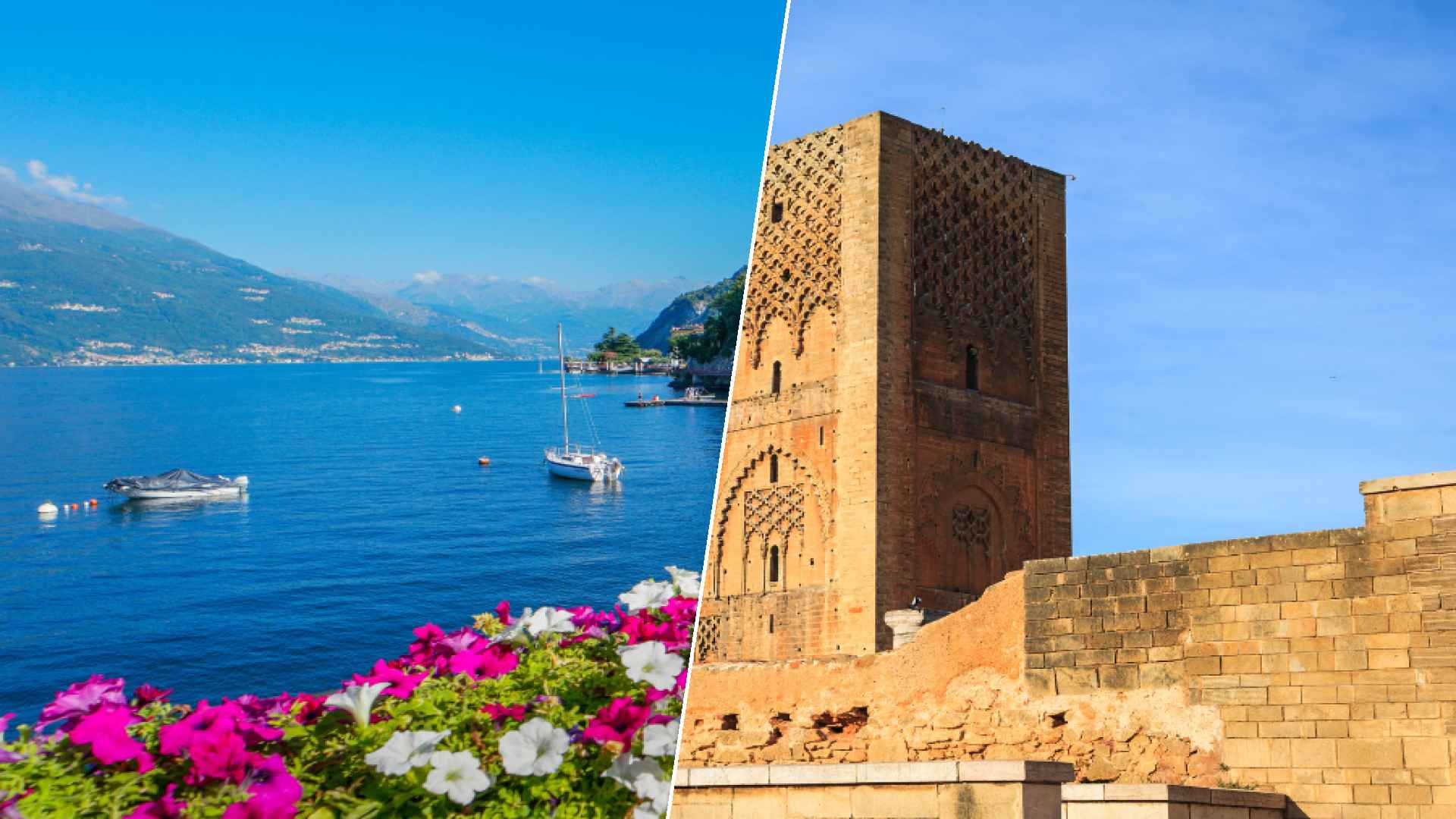 Lake Como to Rabat