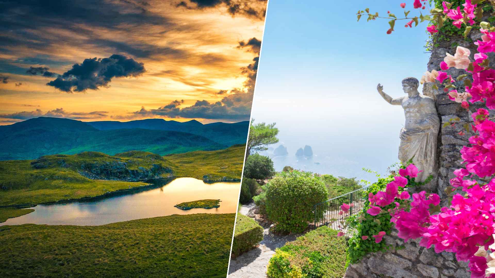 Lake District to Capri